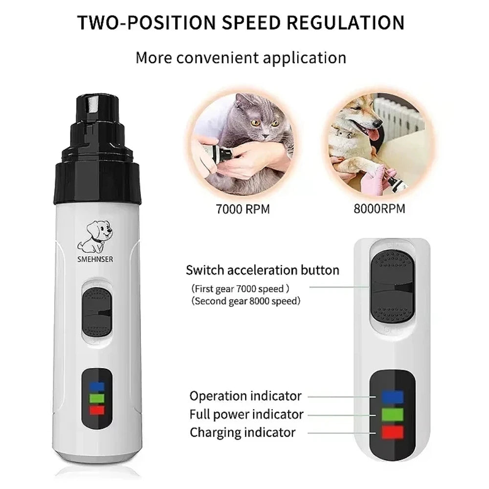 Cordless Electric Pet Nail File