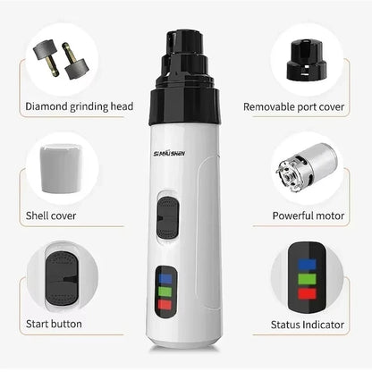Cordless Electric Pet Nail File